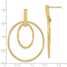 Load image into Gallery viewer, 14k Polished Post Dangle Earrings
