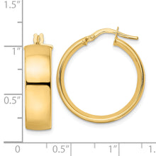Load image into Gallery viewer, 14K Polished Hoop Earrings
