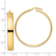 Load image into Gallery viewer, 14K Polished Hoop Earrings
