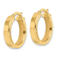 Load image into Gallery viewer, 14K Polished Hoop Earrings
