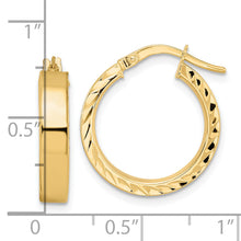 Load image into Gallery viewer, 14K Polished Hoop Earrings
