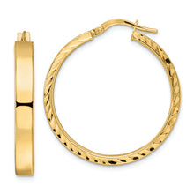 Load image into Gallery viewer, 14K Polished Hoop Earrings
