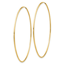 Load image into Gallery viewer, 14k Polished Endless Tube Hoop Earrings

