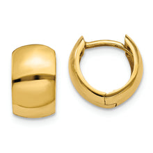 Load image into Gallery viewer, 14k Round Hinged Hoop Earrings
