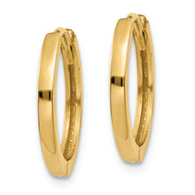 Load image into Gallery viewer, 14k Round Hinged Hoop Earrings
