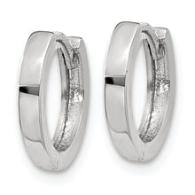 Load image into Gallery viewer, 14k White Gold Round Hinged Hoop Earrings
