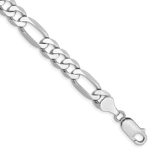 Load image into Gallery viewer, 14k WG 7mm Flat Figaro Chain
