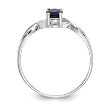 Load image into Gallery viewer, 14k White Gold Sapphire Birthstone Ring
