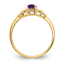 Load image into Gallery viewer, 14k Amethyst and Diamond Ring
