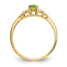 Load image into Gallery viewer, 14k Peridot and Diamond Ring
