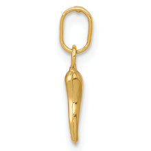 Load image into Gallery viewer, 14k 3D Italian Horn Charm
