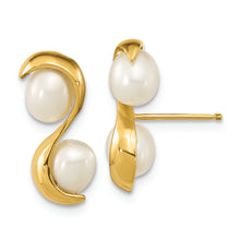 Load image into Gallery viewer, 14K 4-5mm Rice FWC Pearl Post Earrings
