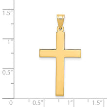 Load image into Gallery viewer, 14k Sandblasted Cross Pendant
