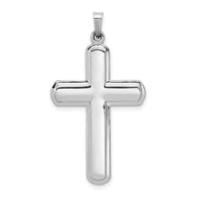 Load image into Gallery viewer, 14k White Gold Polished Latin Cross Pendant
