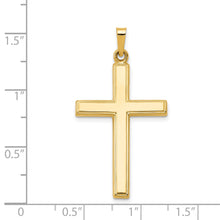 Load image into Gallery viewer, 14k Hollow Cross Pendant
