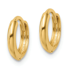 Load image into Gallery viewer, 14k Polished Hinged Hoop Earrings
