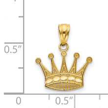 Load image into Gallery viewer, 14k Crown Pendant
