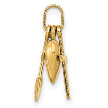 Load image into Gallery viewer, 14K Polished Heart Cross Anchor Pendant
