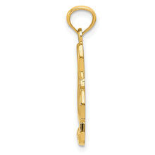 Load image into Gallery viewer, 14k Gold Polished Treble Clef Pendant
