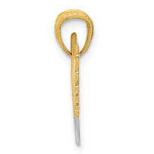 Load image into Gallery viewer, 14K and White Rhodium Polished Hearts w/ Wings Pendant
