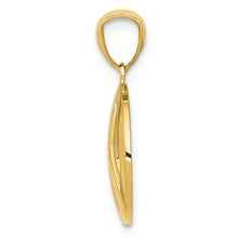 Load image into Gallery viewer, 14k Polished Peace Sign Circle Pendant
