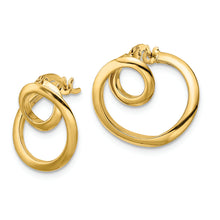 Load image into Gallery viewer, 14k Polished Circle Earrings
