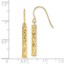 Load image into Gallery viewer, 14k Polished Dangle Earrings
