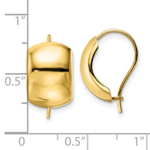 Load image into Gallery viewer, 14k Polished Earrings
