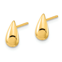 Load image into Gallery viewer, 14K Polished Teardrop Post Earrings
