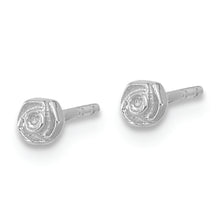 Load image into Gallery viewer, 14KW Polished Rose Post Earrings
