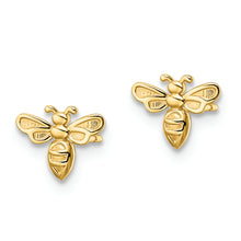 Load image into Gallery viewer, 14k Bumble Bee Post Earrings

